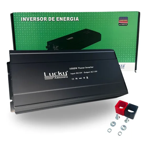 Inversor De Tensão 6000w Pico 12000w 12v 110v Energia Solar