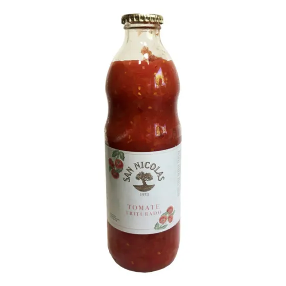 Tomate Triturado Orgánico - San Nicolás - Botella 1l