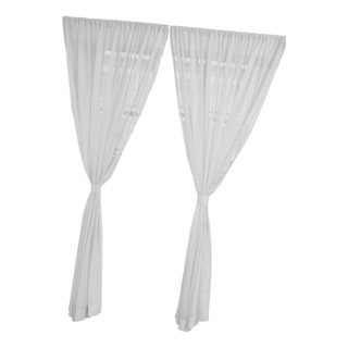 Wpd Cortina Transparente Para Ventana Panel Drapeado De 2 Wpd Cortina Transparente Para Ventana Panel Drapeado De 2
