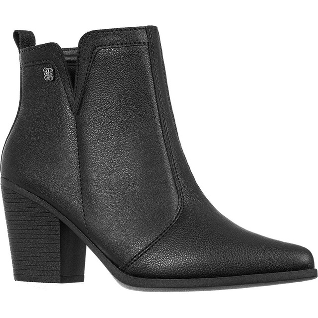 Bota Texana Feminina Salto Alto Cano Com Detalhe Lateral Bota Texana Feminina Salto Alto Cano Com Detalhe Lateral