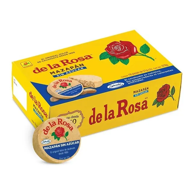 Mazapán Sin Azucar 18 Pzas De 378g De La Rosa