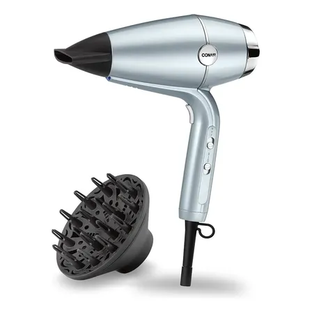 Secador Com Difusor Conair Hydro-fusion 220v Cinza