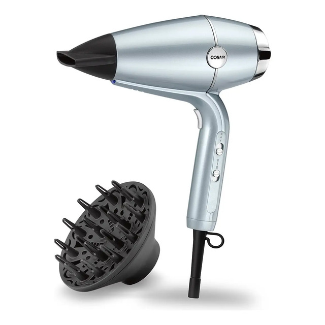 Secador Com Difusor Conair Hydro-fusion 220v Cinza
