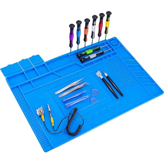 Tapete Manta Antiestática Para Soldadura Electrónica 450x300
