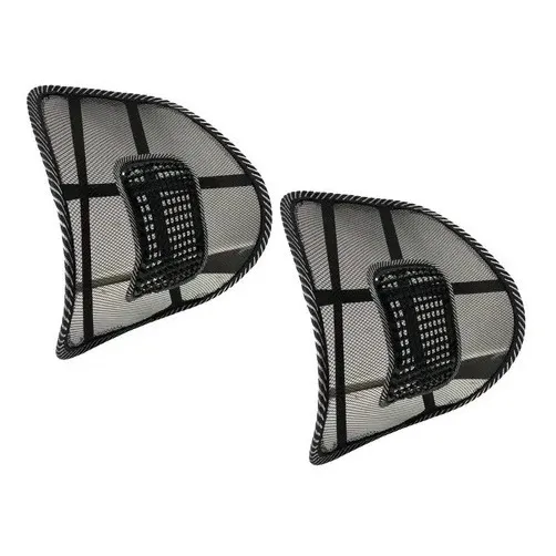 Combo 2 Soporte Respaldo Lumbar Ergonómico Asiento Auto 