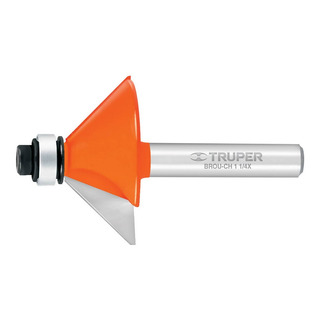 Broca Router Chaflan 1-1/4'' Diagonal 45° 31.7m Truper 11468 Broca Router Chaflan 1-1/4'' Diagonal 45° 31.7m Truper 11468