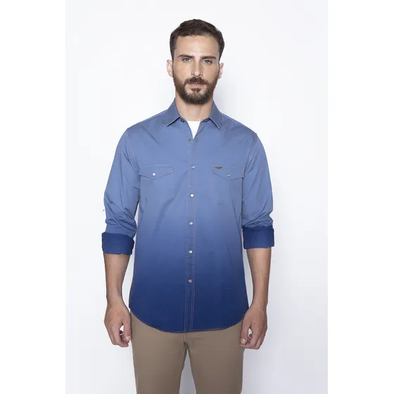 Camisa Degrade Fj Azul Fw2024 Ferouch