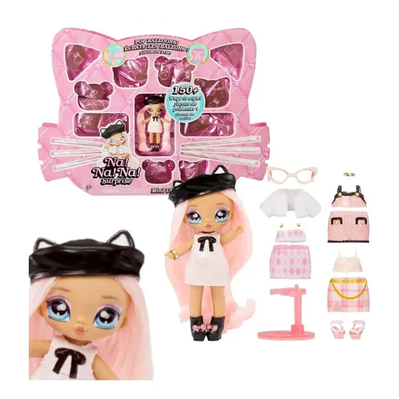 Muñeca Nanana Surprise Mini 10 Cm Con Accesorios Em