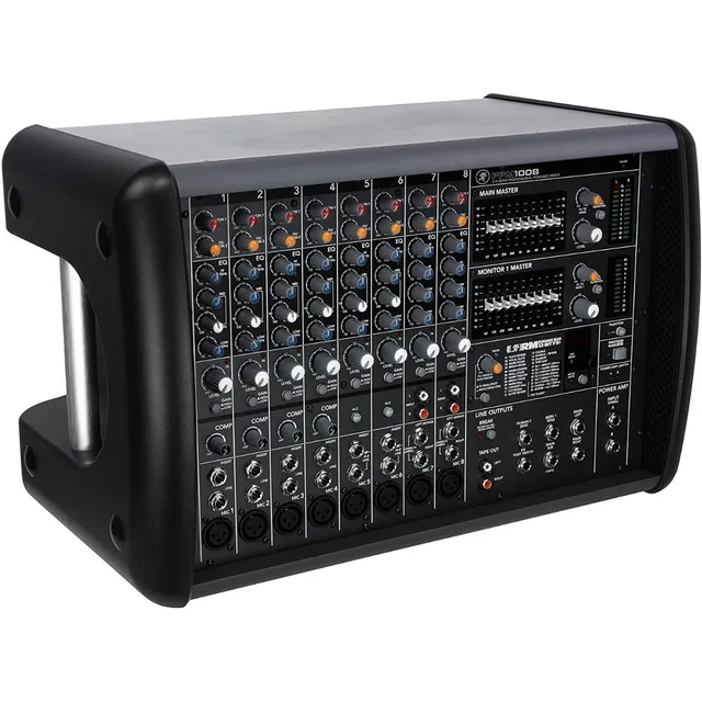 Consola Amplificador Mackie Profesional 8 Canales 1600w