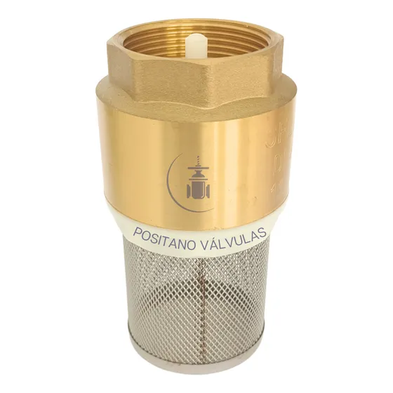 Válvula Fundo De Poço Com Tela Inox 1 Polegada Emmeti Latão