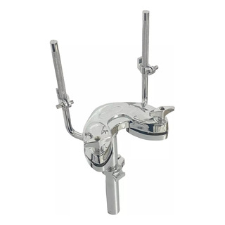 Tom Holder Duplo Para Bateria Com Memória Cromado Tom Holder Duplo Para Bateria Com Memória Cromado
