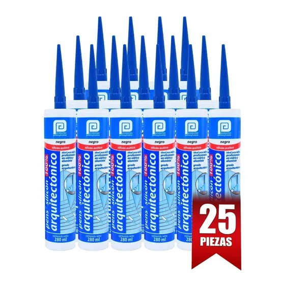 Silicón Acético Pennsylvania 100% Arquitectónico 280ml Caja