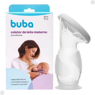 Bomba De Tirar Leite Materno Manual Silicone FlexĂvel Buba Bomba De Tirar Leite Materno Manual Silicone FlexĂvel Buba
