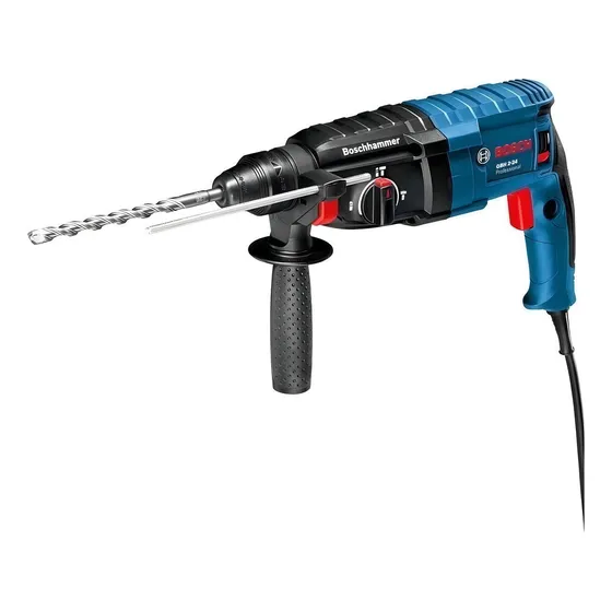 Rotomartillo electroneumático Bosch Professional GBH 2-24 azul con 820W de potencia 220V