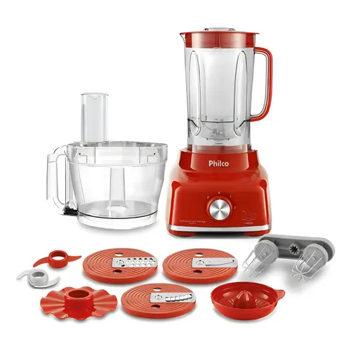 Multiprocessador 9 Em 1 C/ Batedeira 1700w Turbo Pró Philco