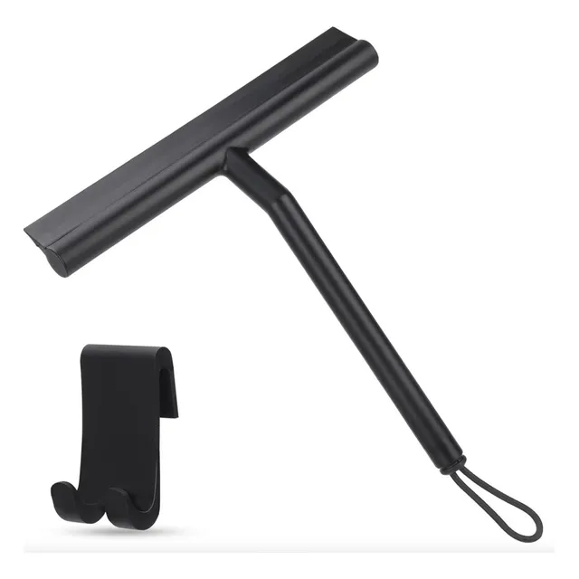 Limpiador De Vidrios Para Duchas Ventanas Espejos + Colgador