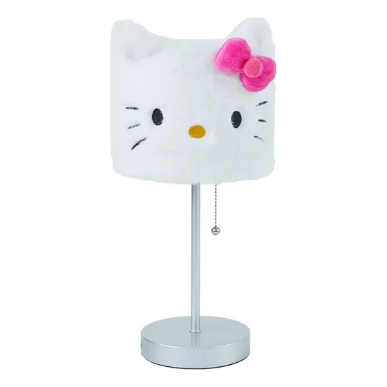 Lampara De Hello Kitty / H Estructura Plateado Pantalla Blanco