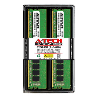 A-tech 32gb (2x16gb) Ddr4 2400 Mhz Udimm Pc4-19200 (pc4-2... A-tech 32gb (2x16gb) Ddr4 2400 Mhz Udimm Pc4-19200 (pc4-2...
