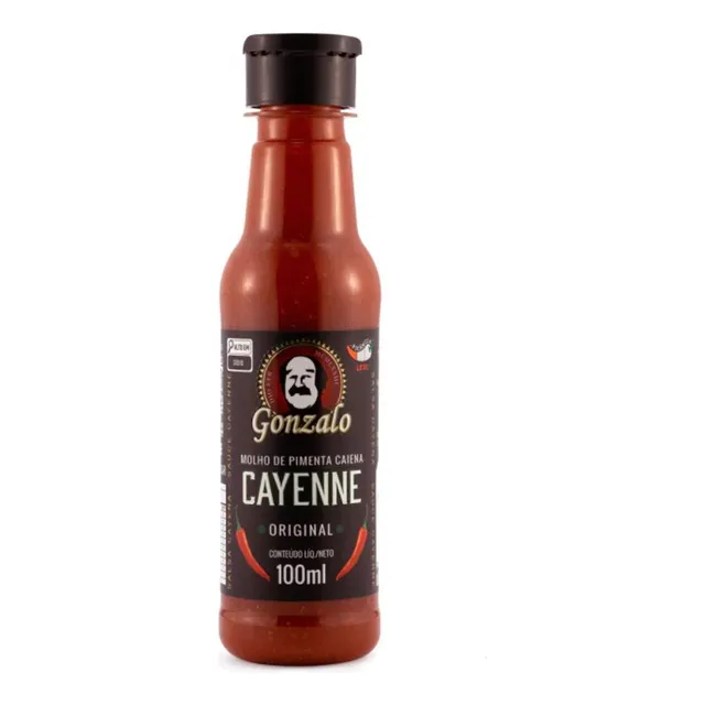 Molho De Pimenta Cayenne Original Gonzalo 100ml