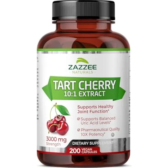 Extracto De Cereza Ácida Zazzee 10:1, 3000 Mg De Concentraci