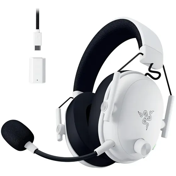 Razer Blackshark V3 Auriculares Wireless Bt Pc Mac Ps5 Blanco
