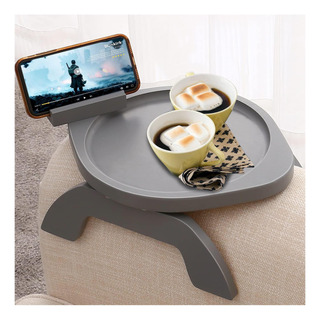 Mesa De Brazo De Sofá Sinwant, Clip De Sofá De Bambú En De Mesa De Brazo De Sofá Sinwant, Clip De Sofá De Bambú En De