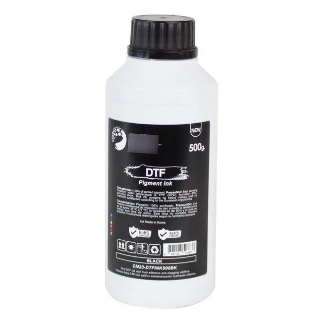 Tinta Para Dtf Etiqueta Negra 500gr. Color Make