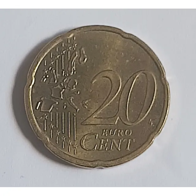 Vendo Moneda De 20 Centavos De Euro Alemán Año 2002