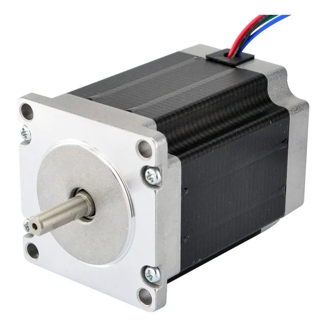 Motor A Pasos Nema 23 Stepper Flecha Guerra Laser