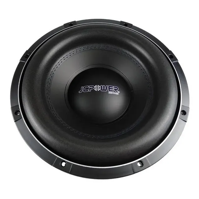Subwoofer De 12 PLG Jc Power Rs-12d4 Doble Bobina 600w Color Negro