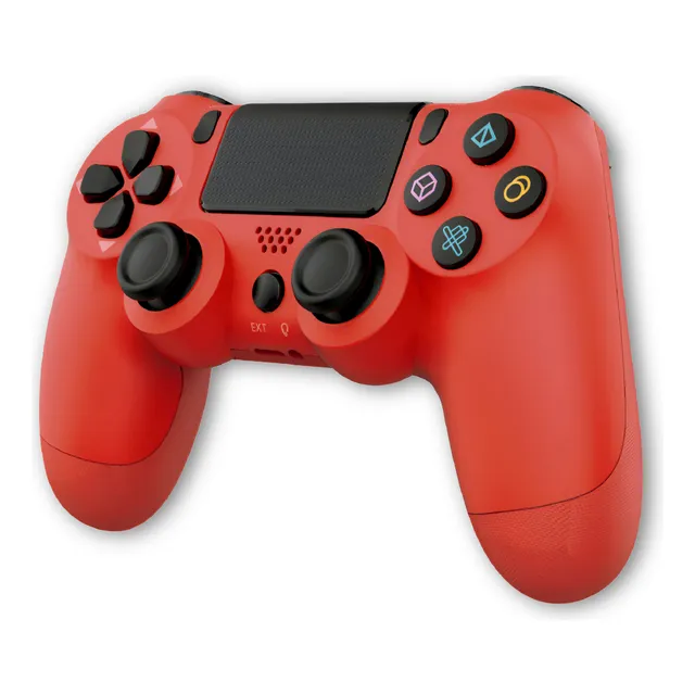 Gamepad Inalambrico Tecnolab Multiplataformas Bluetooth Rojo