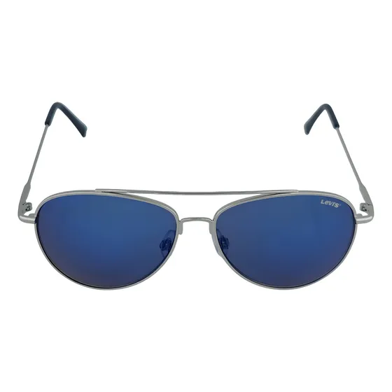 Gafas Levis Outlook X13174 Color Plateado Lente Azul Varilla Plateado Armazón Plateado