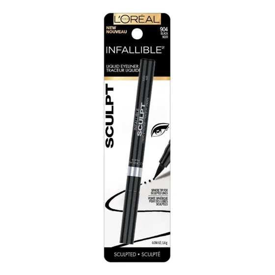 Lápis Delineador Loreal Infallible Sculpt Black Noir 904