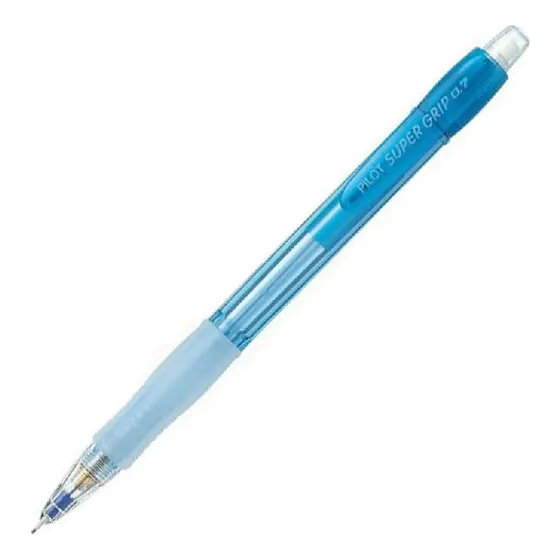 Portaminas 0.7mm Súper Grip Azul Neón H-187n-l