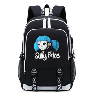 Mochila Escolar Game Sally Face Con Carga Usb Mochila Escolar Game Sally Face Con Carga Usb
