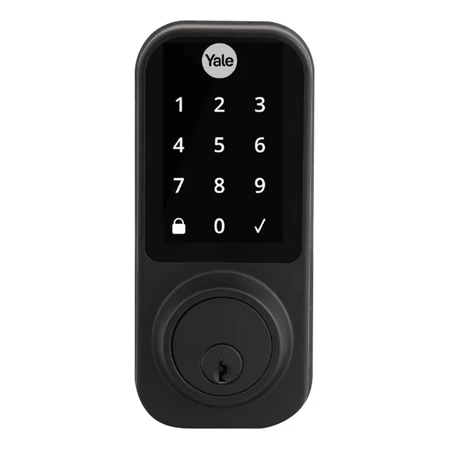 Cerrojo Digital Ydd120 Yale Negro (abre Con Clave Y Llave)