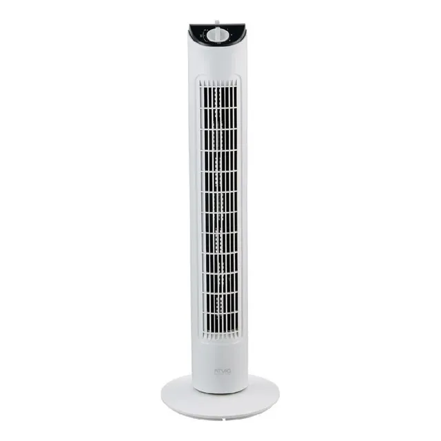 Ventilador De Torre Atvio Blanco 3 Vel Temporizador 81cm