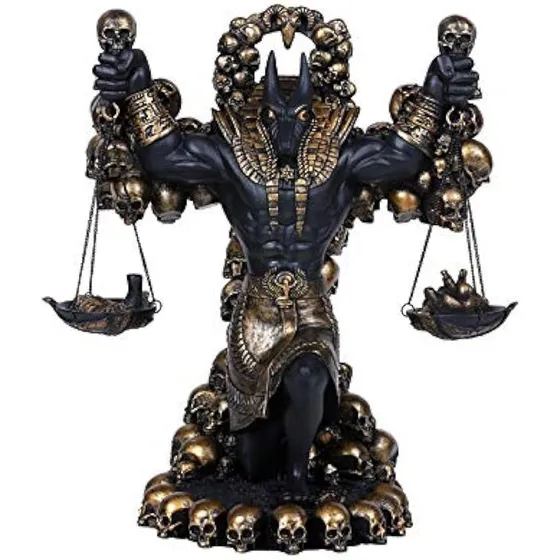 Pacific Giftware Ancient Egyptian Anubis God Estatua En Mini