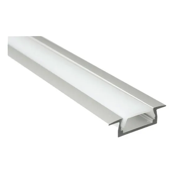 Perfil Aluminio Luz Led Cocina Closet Gaveta Empotrar 3 Mts