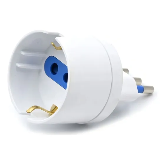 Adaptador Schuko Certificado Macrotel 10a 1500w Europeo