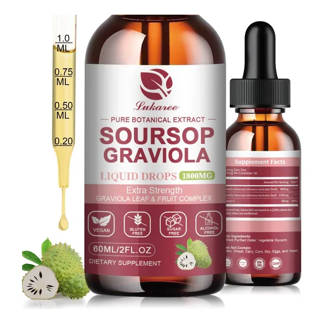 Gota Líquida De Graviola De Guanábana, Líquido Amargo De Gua