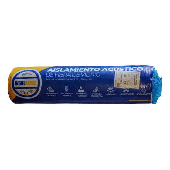 Aislante Fibra De Vidrio - 2 Rollos En 1 Paquete