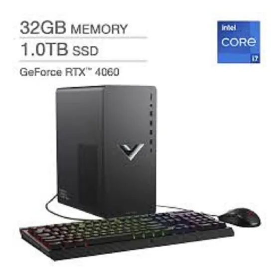 Hp Tg02-2347c Gaming Desktop, Intel Core I7-14700f