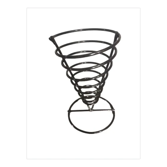Base Espiral De Mesa Para Papas Fritas, Wafles, Pizza Cono