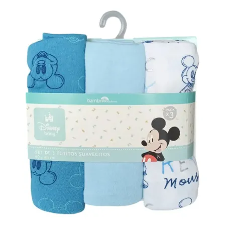 Bambino Tutitos Pañales Disney Mickey X 3 Unidades