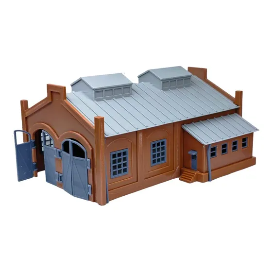 Outland Models Cobertizo Locomotora Diseño Ferroviario Casa