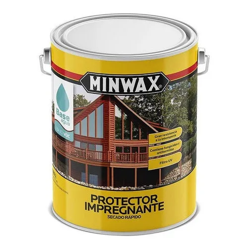Protector Impregnante Incoloro Rápido Base Agua 1 Gl Minwax