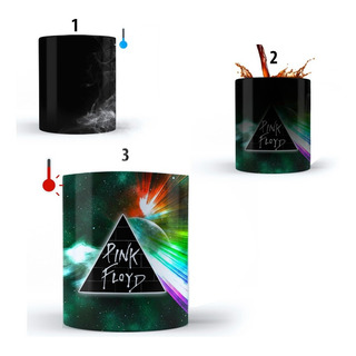 Taza Mágica De Rock, Pink Floyd The Dark Side Of The Moon. Taza Mágica De Rock, Pink Floyd The Dark Side Of The Moon.