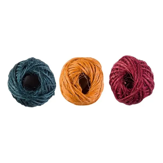 Sisal De Colores Ovillo 50 Grs Set 10 Unidades