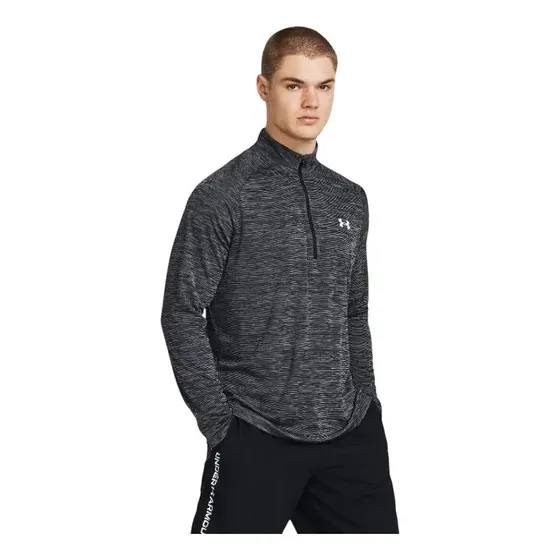 Polerón Hombre Under Armour Tech Textured Half Zip Negro